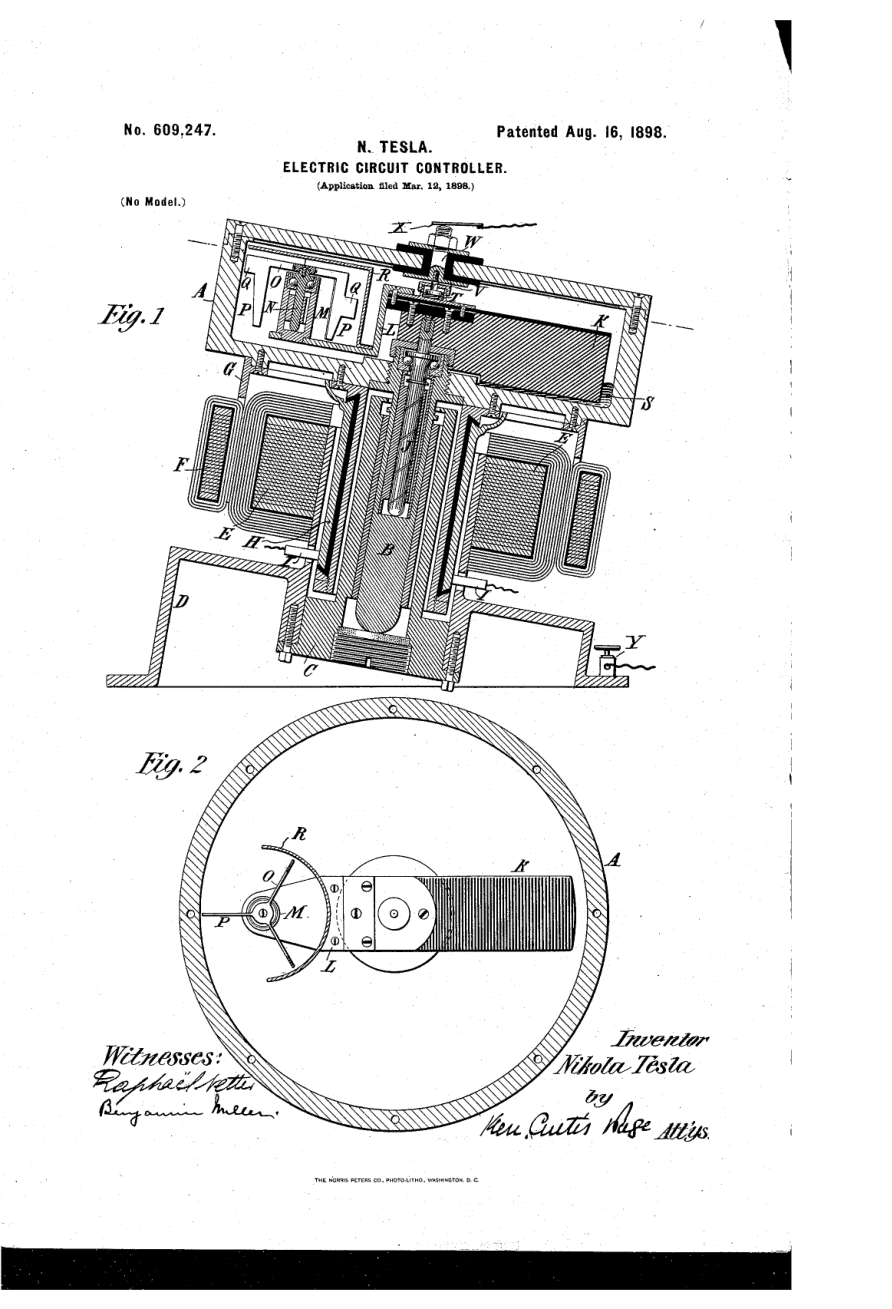 Tesla Patents - 00609247 cover