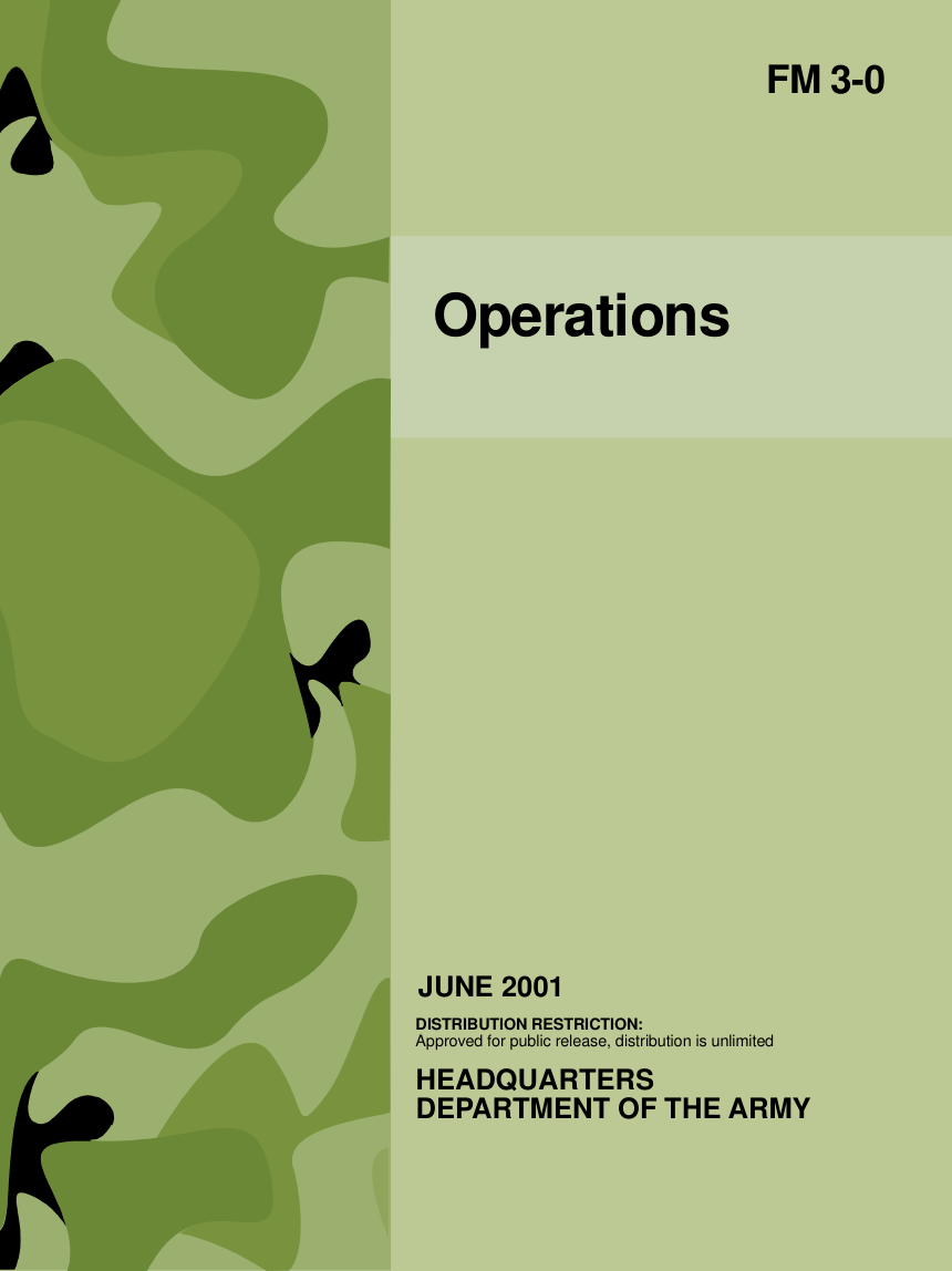 FM 3-0 Operations cover