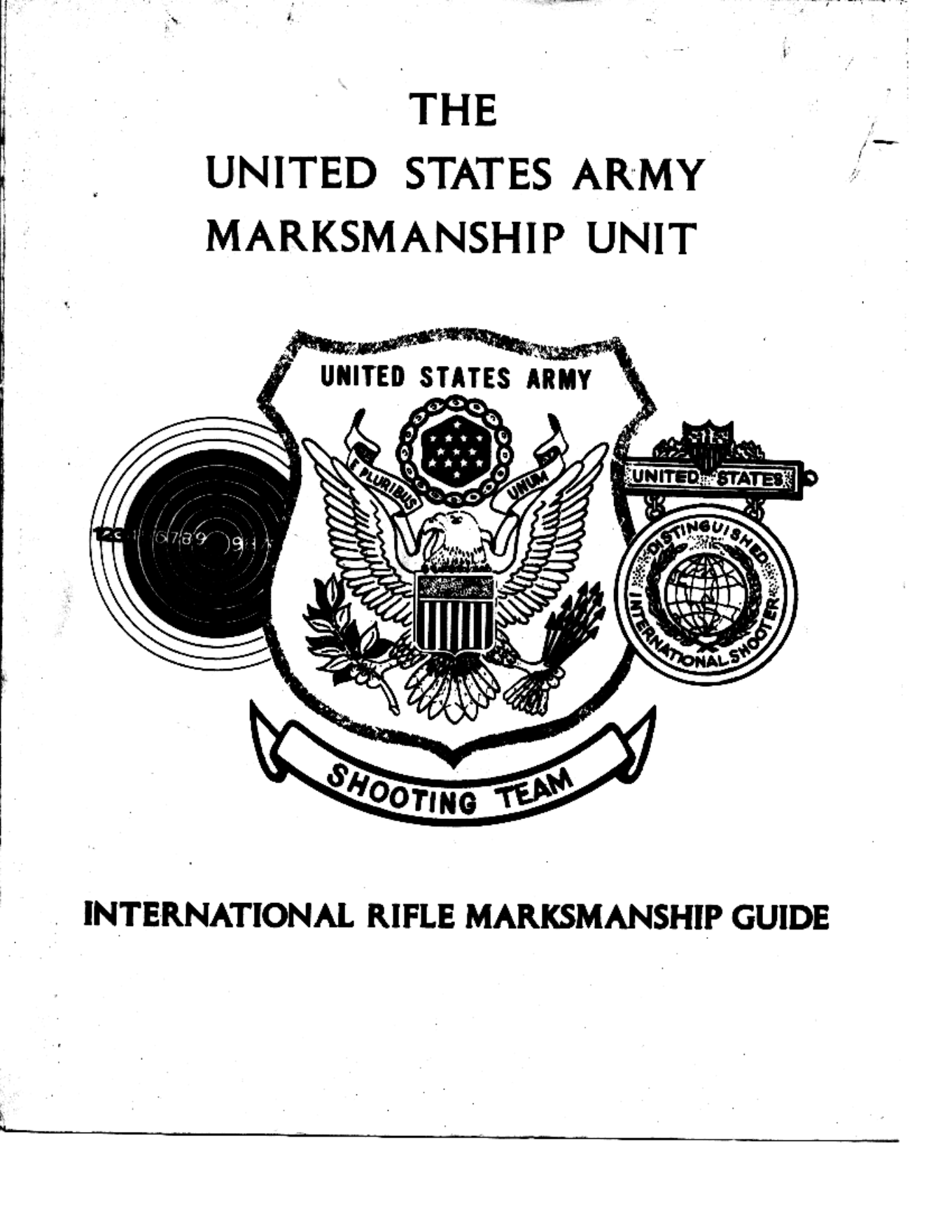 US Army International Marksmanship Guide cover