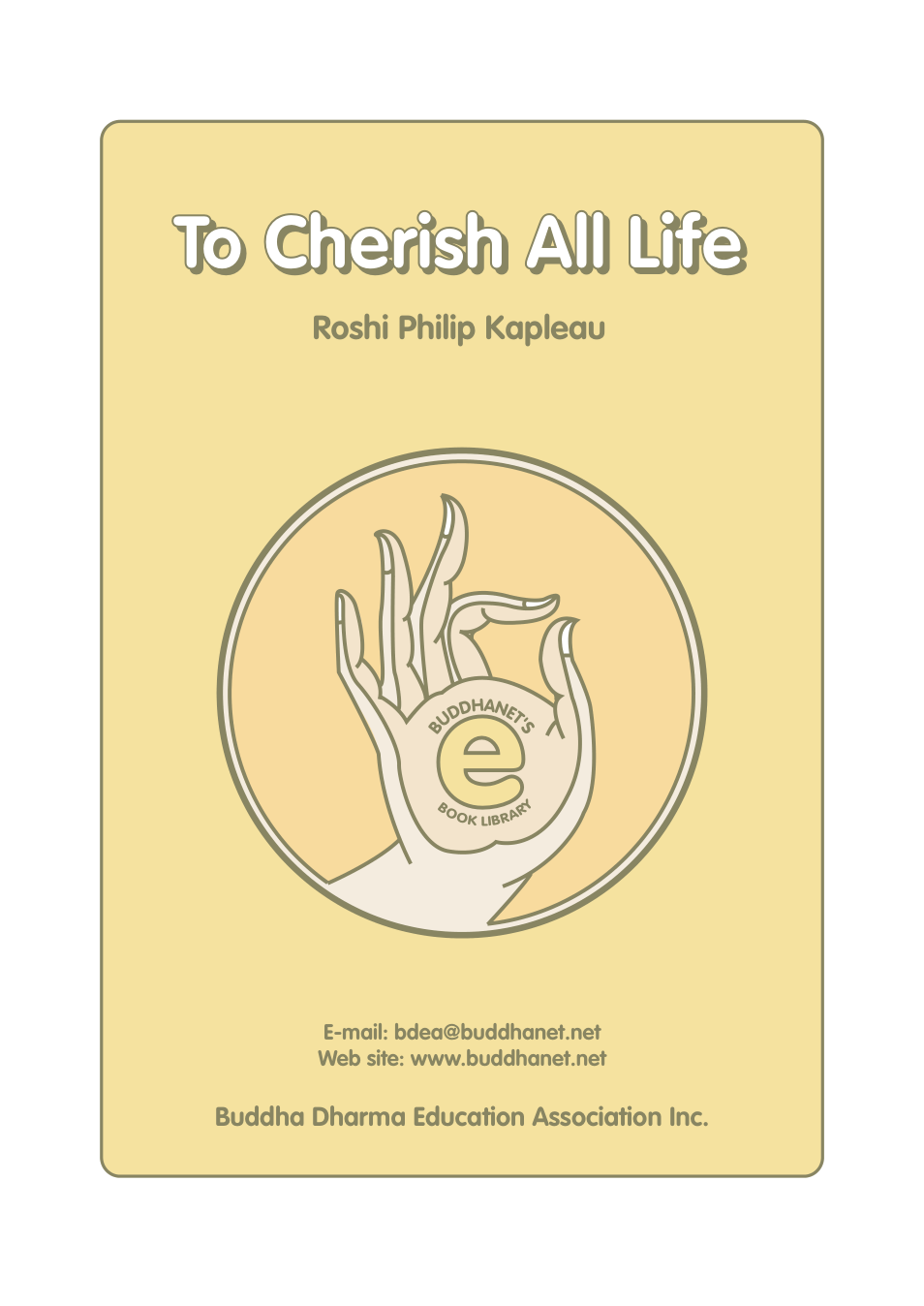 To Cherish All Life cover