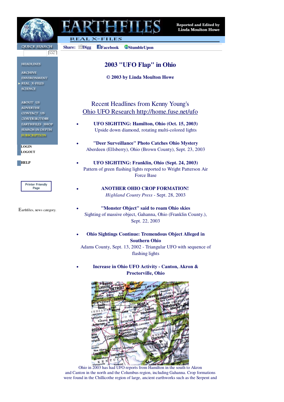 10 17 2003 2003 UFO Flap in Ohio cover