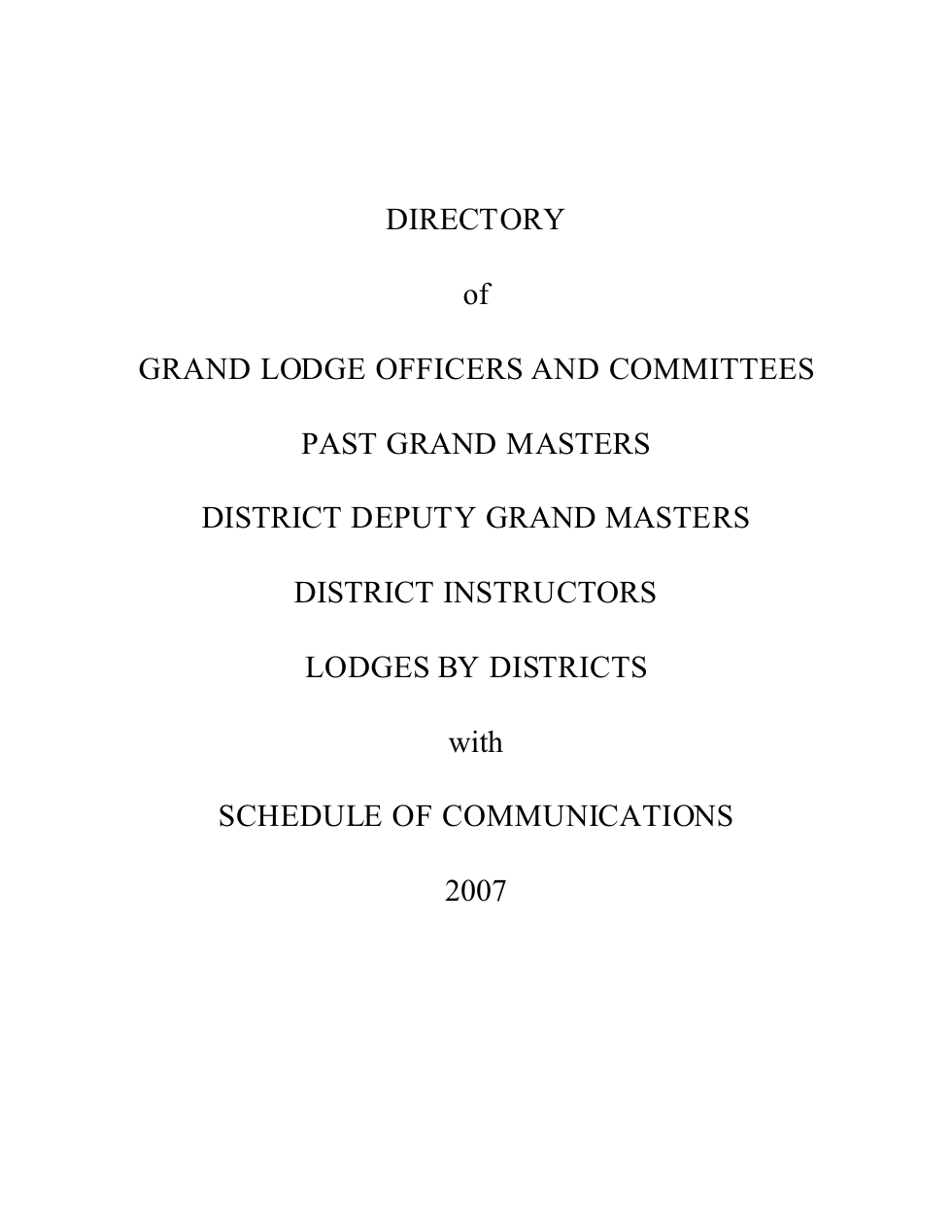fl directory2007 cover