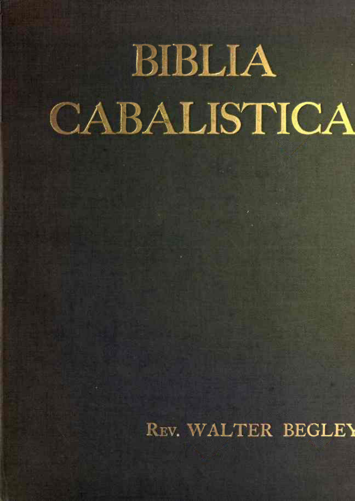 Biblia Cabalistica cover