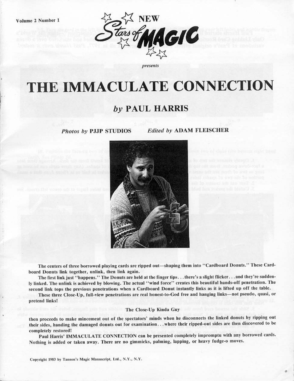 Paul Harris - Immaculate Connection cover