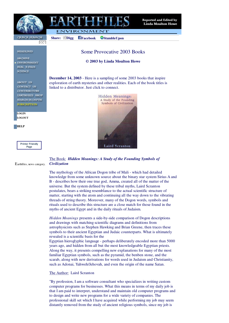 12 14 2003 Some Provocative 2003 Books cover