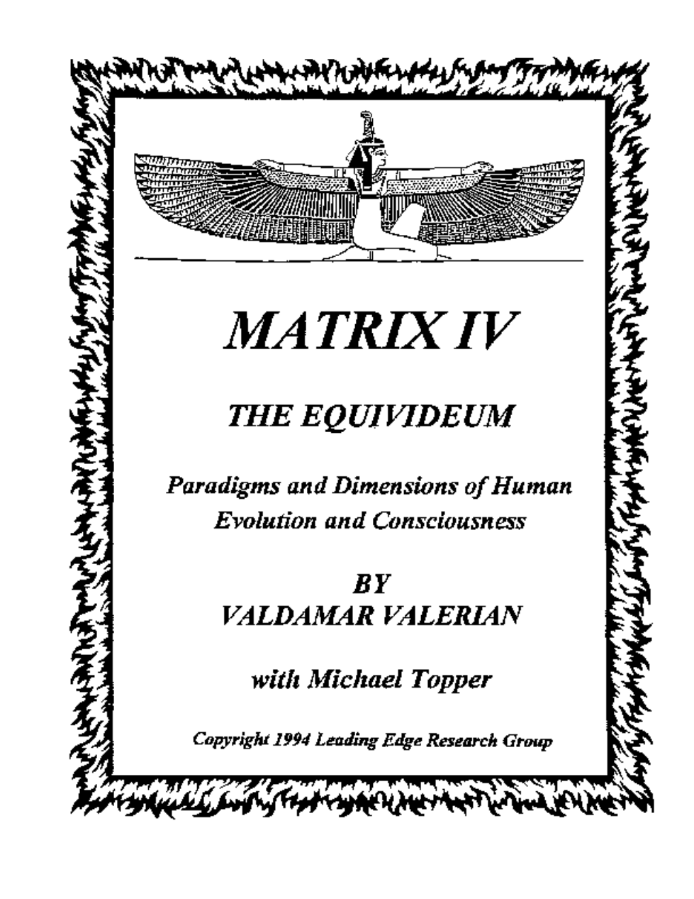 Valdamar Valerian - Matrix IV cover