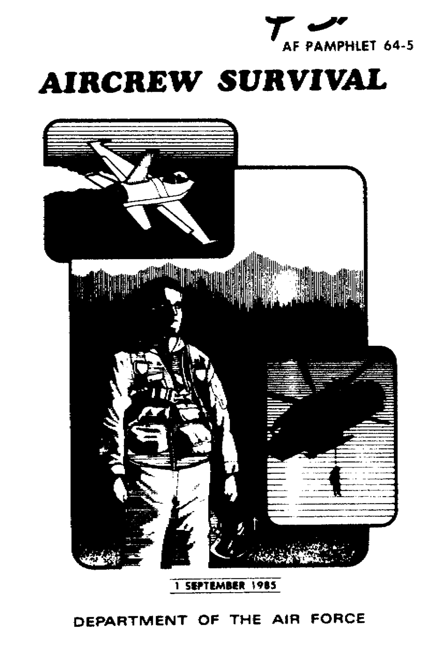 USAF Pamphlet - Aircrew Survival 1985 122 pages cover