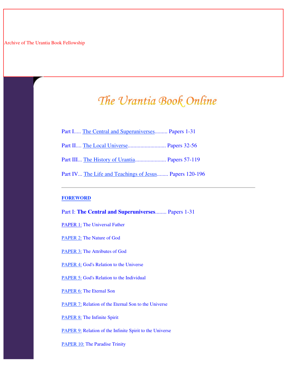 Urantia Book cover