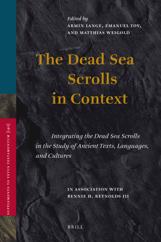 Armin Lange - The Dead Sea Scrolls In Context (2 vols) cover