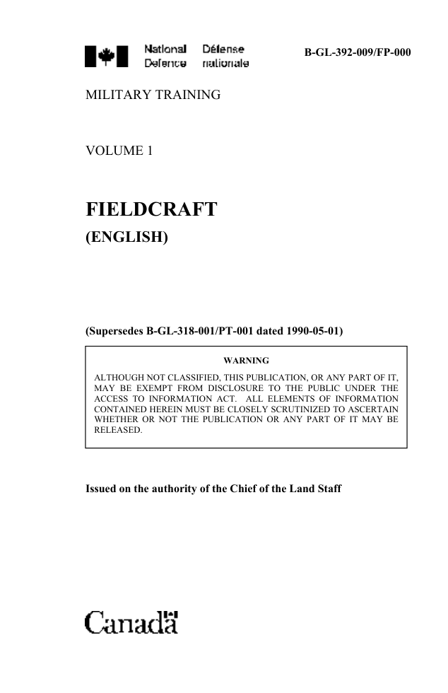 Fieldcraft cover
