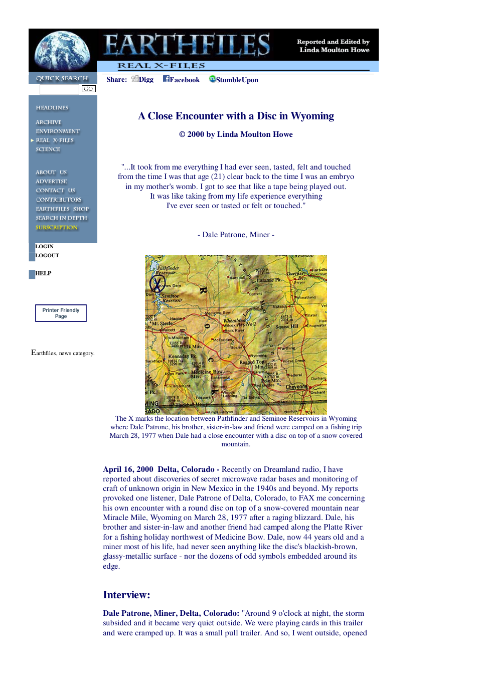 04 16 2000 A Close Encounter with a Disc in Wyoming cover