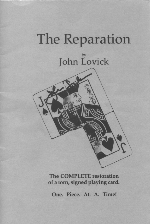 John Lovick - The Reparation cover