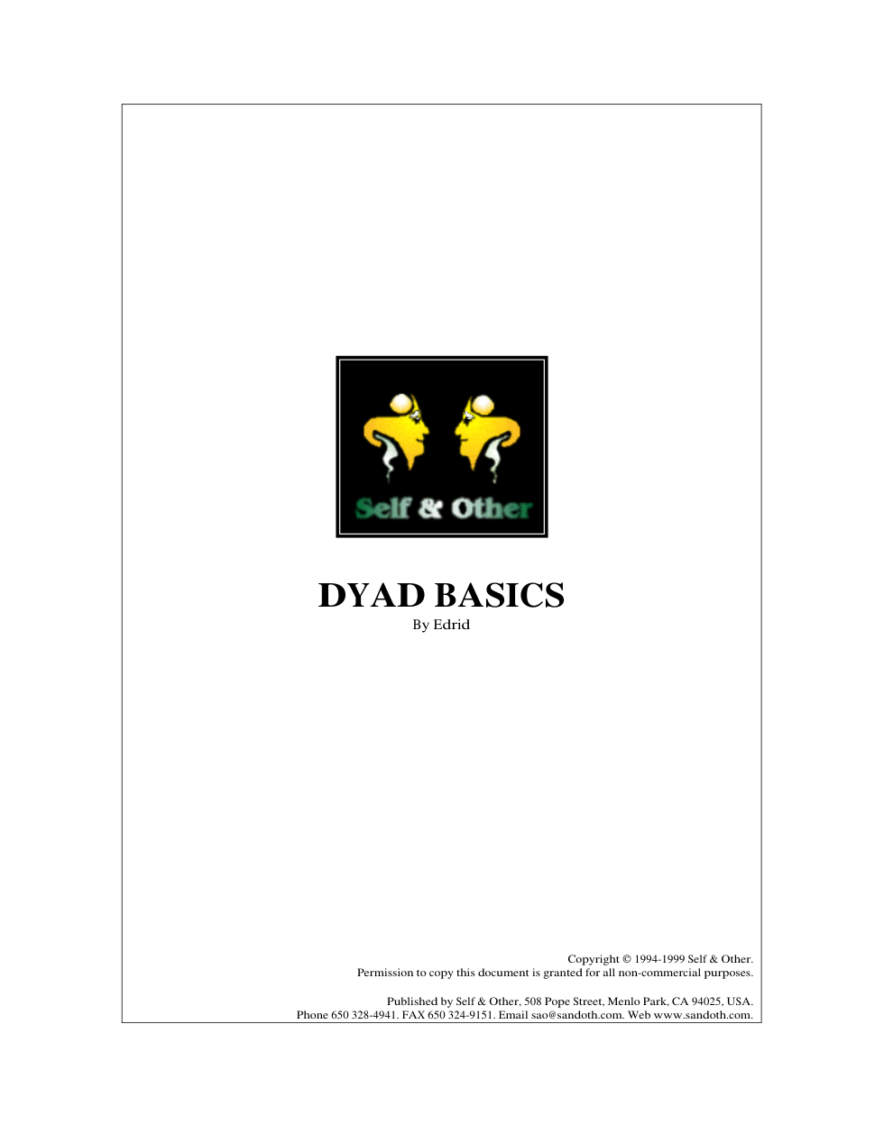 Dyad cover