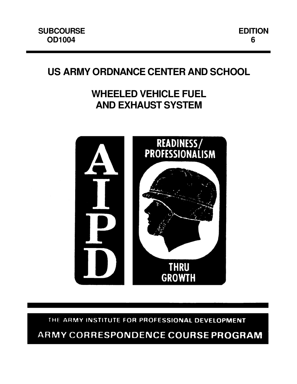 ARMY Mechanic-Wheel Veh. Fuel and Exh. Sys. 78 pages cover