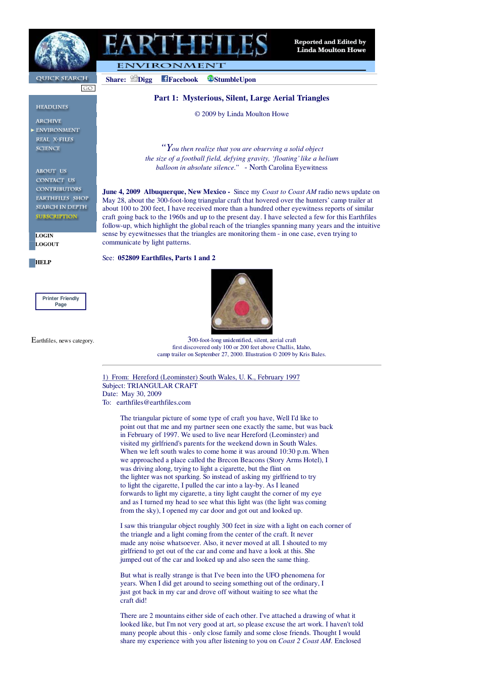 06 04 2009 Part 1 Mysterious, Silent, Large Aerial Triangles cover
