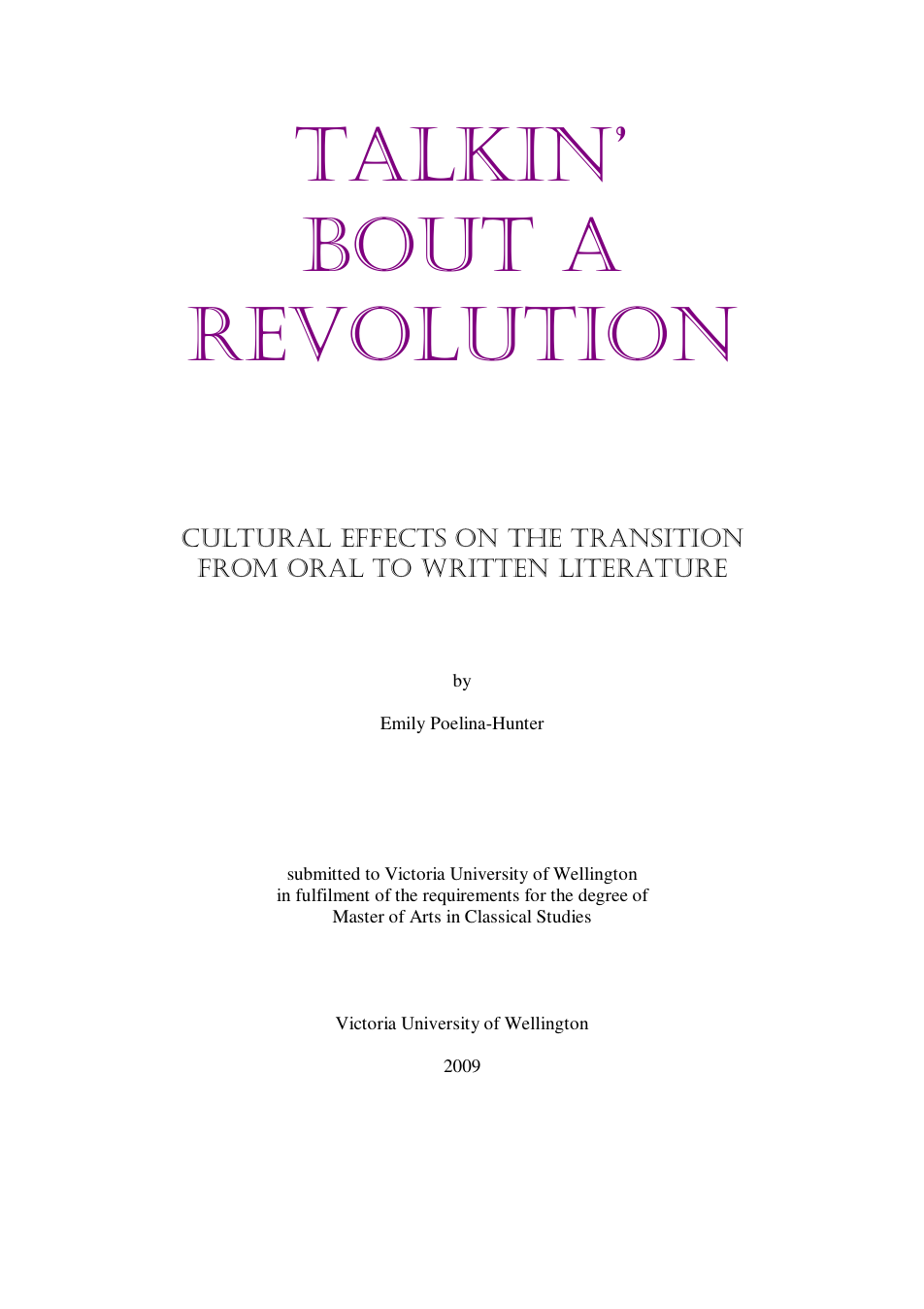 CULTURAL EFFECTS ON THE TRANSITION cover