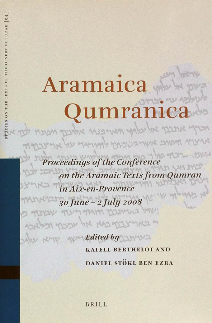 Katell Berthelot - Aramaica Qumranica cover