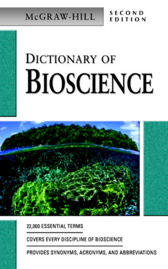 McGraw-Hill - Dictionary of Bioscience cover