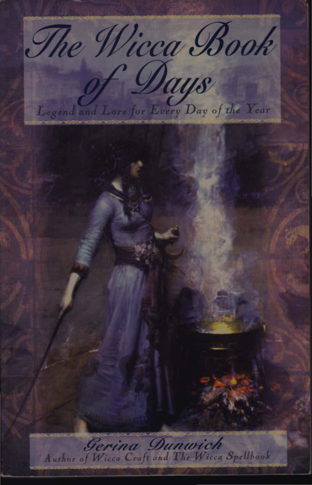 Gerina Dunwich The Wicca Book Of Days cover