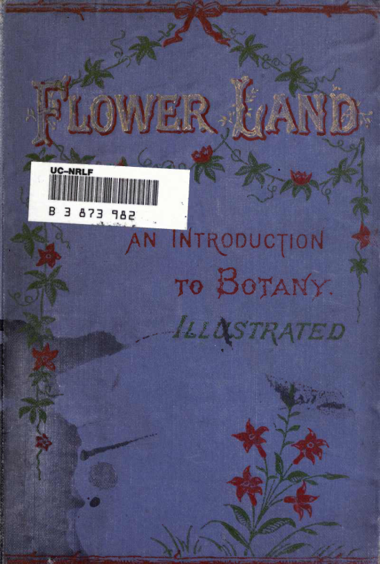 Flower-land - an introduction to botany - R. Fisher 1889 cover