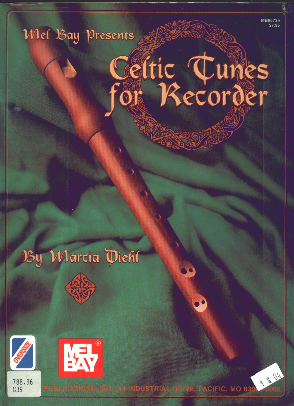 Marcia Diehl - Mel Bay Celtic Tunes for Recorder cover