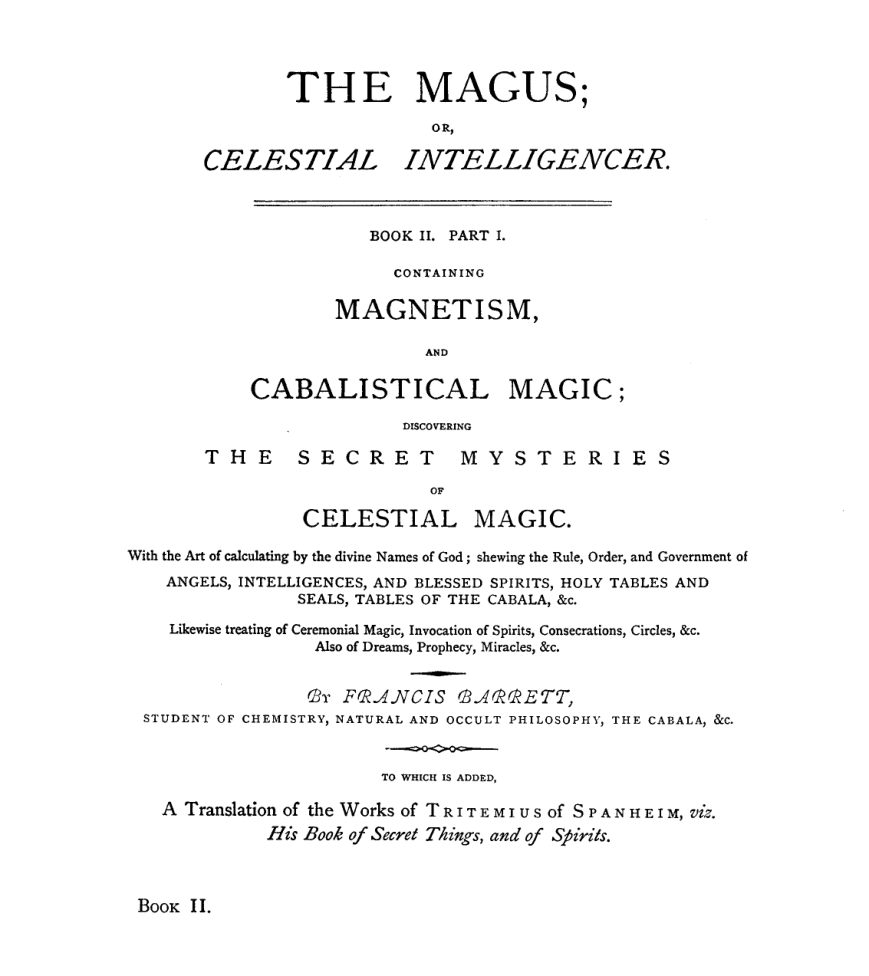 Barrett - The Magus Book II cover