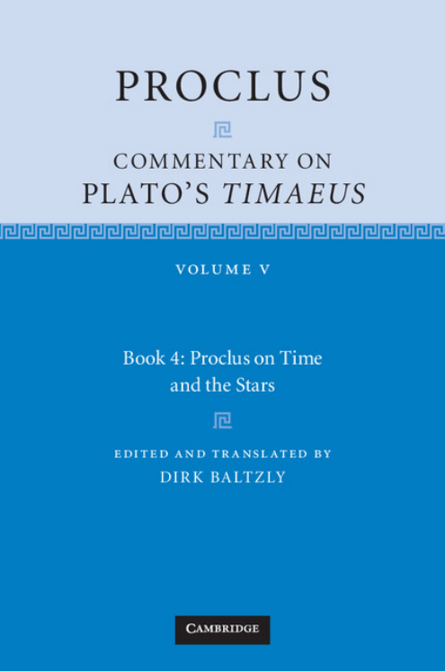 Proclus Commentary on Plato's Timaeus Volume V cover