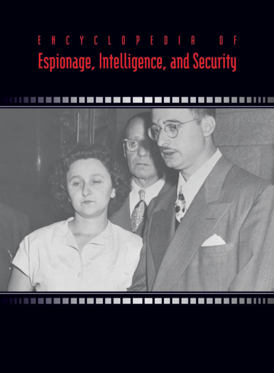 The Gale Encyclopedia of Espionage, Intelligence and Security Vol.3 cover