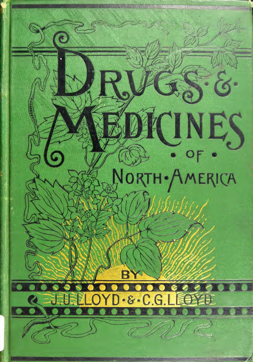 Drugs and medicines of North America Vol 1 - J. Lloyd 1884 cover
