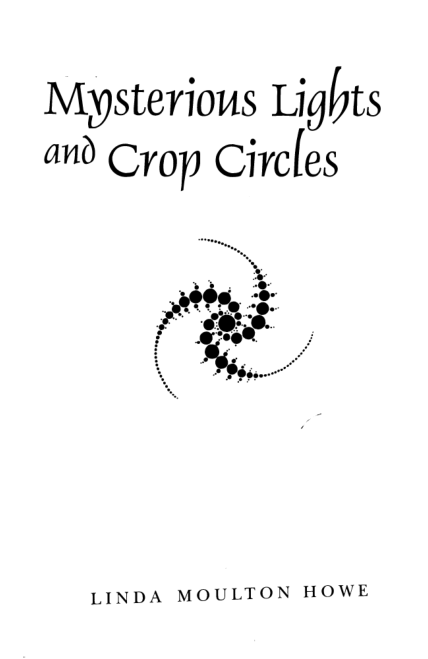 Mysterious Lights and Crop Circles - Linda Moulton Howe cover