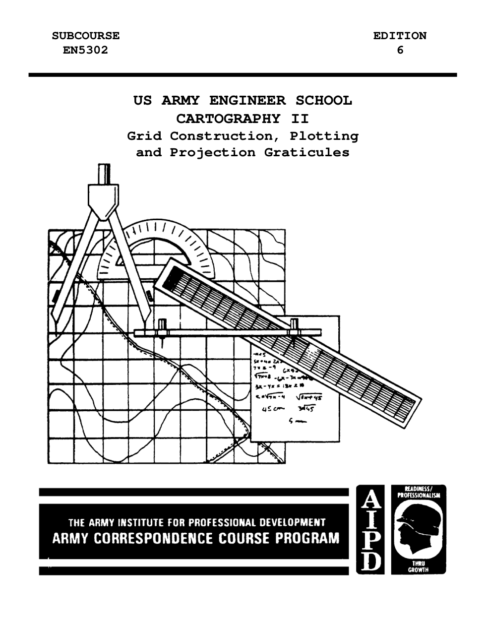 ARMY Engineer - Cartography II 146 pages cover