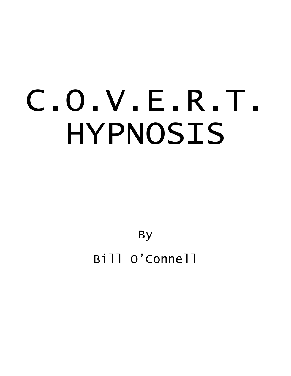 Covert Hypnosis cover