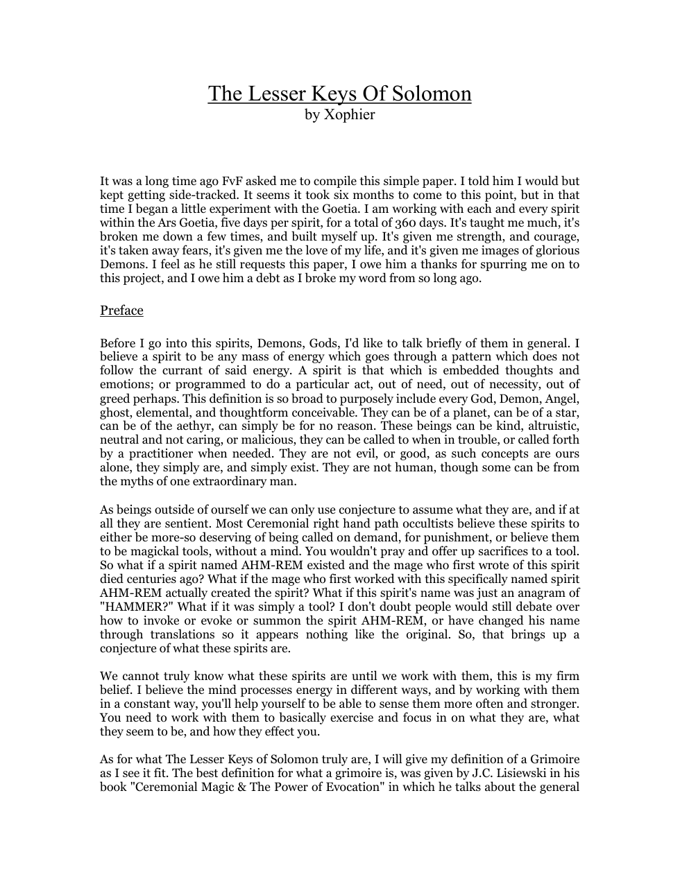 The Lesser Keys Of Solomon cover