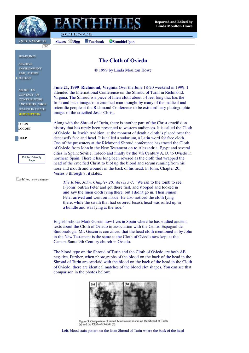 06 21 1999 The Cloth of Oviedo cover