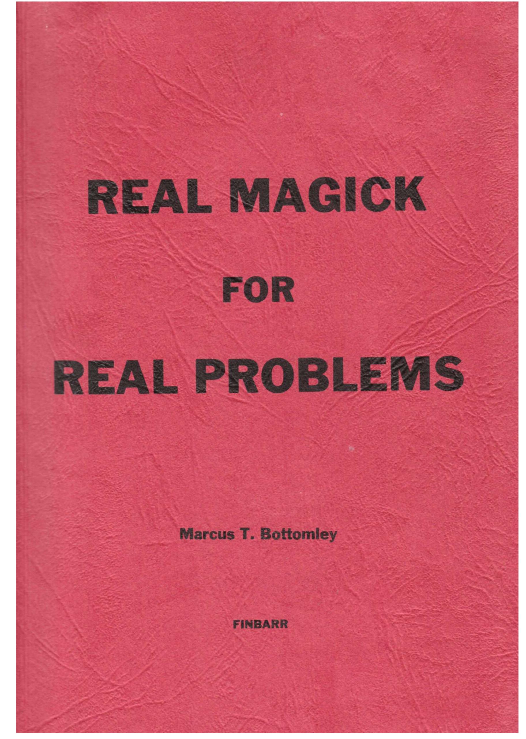 Real Magick for Real Problems OCR cover