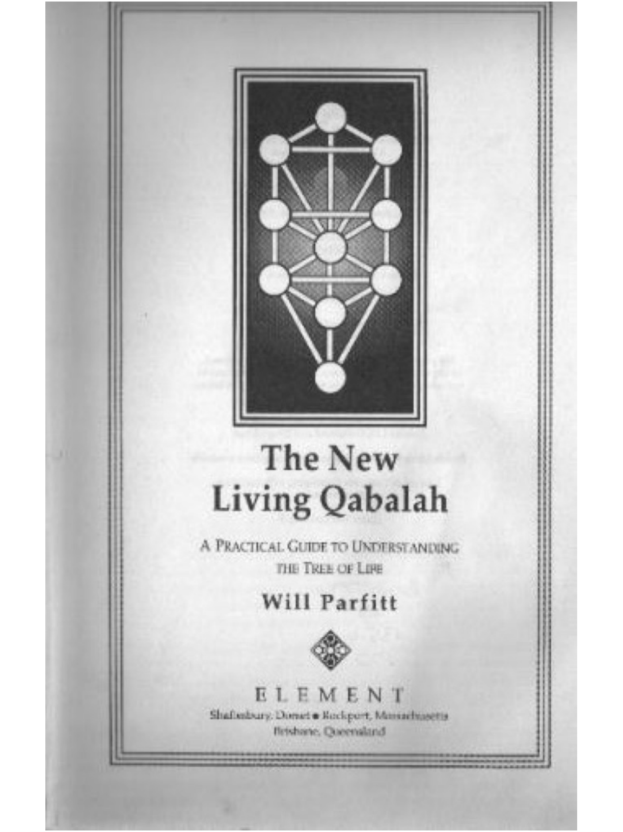 New Living Qabalah cover