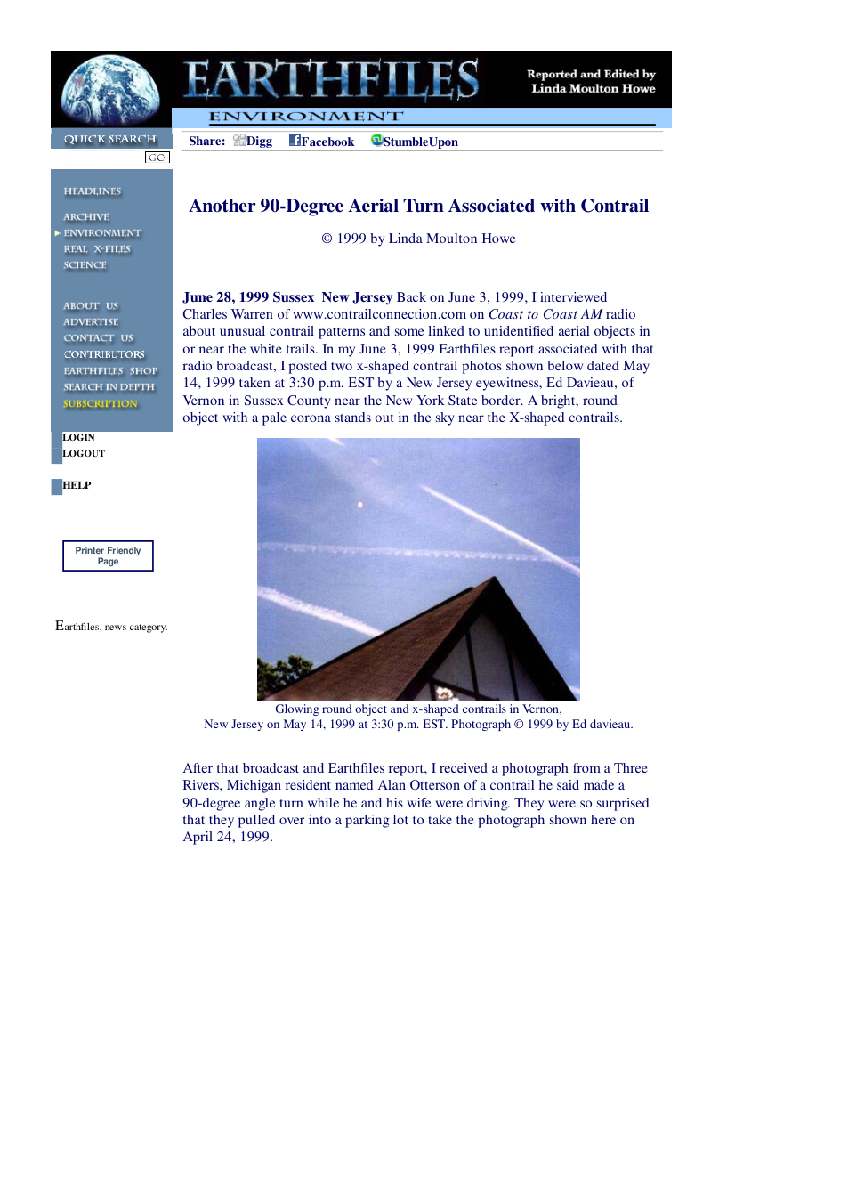 06 28 1999 Another 90-Degree Aerial Turn Associated with Contrail cover