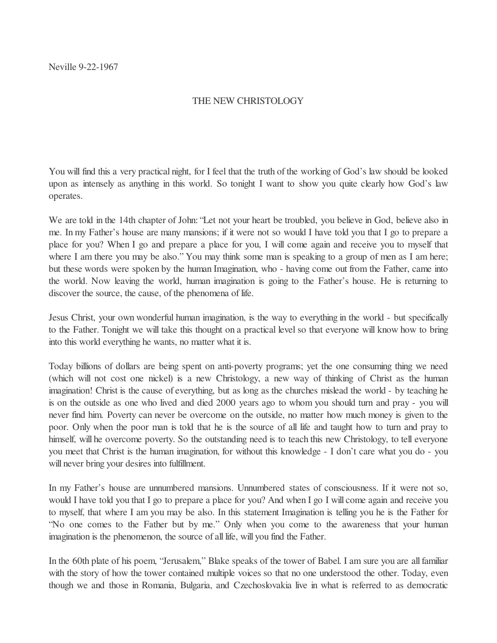 1967.09.22, The New Christology cover