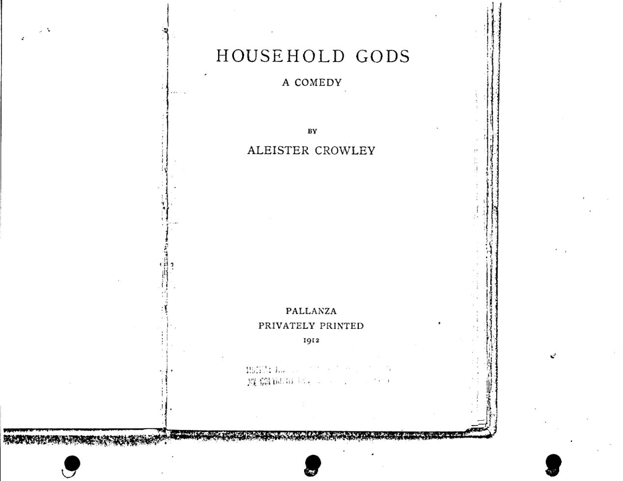 Household Gods cover