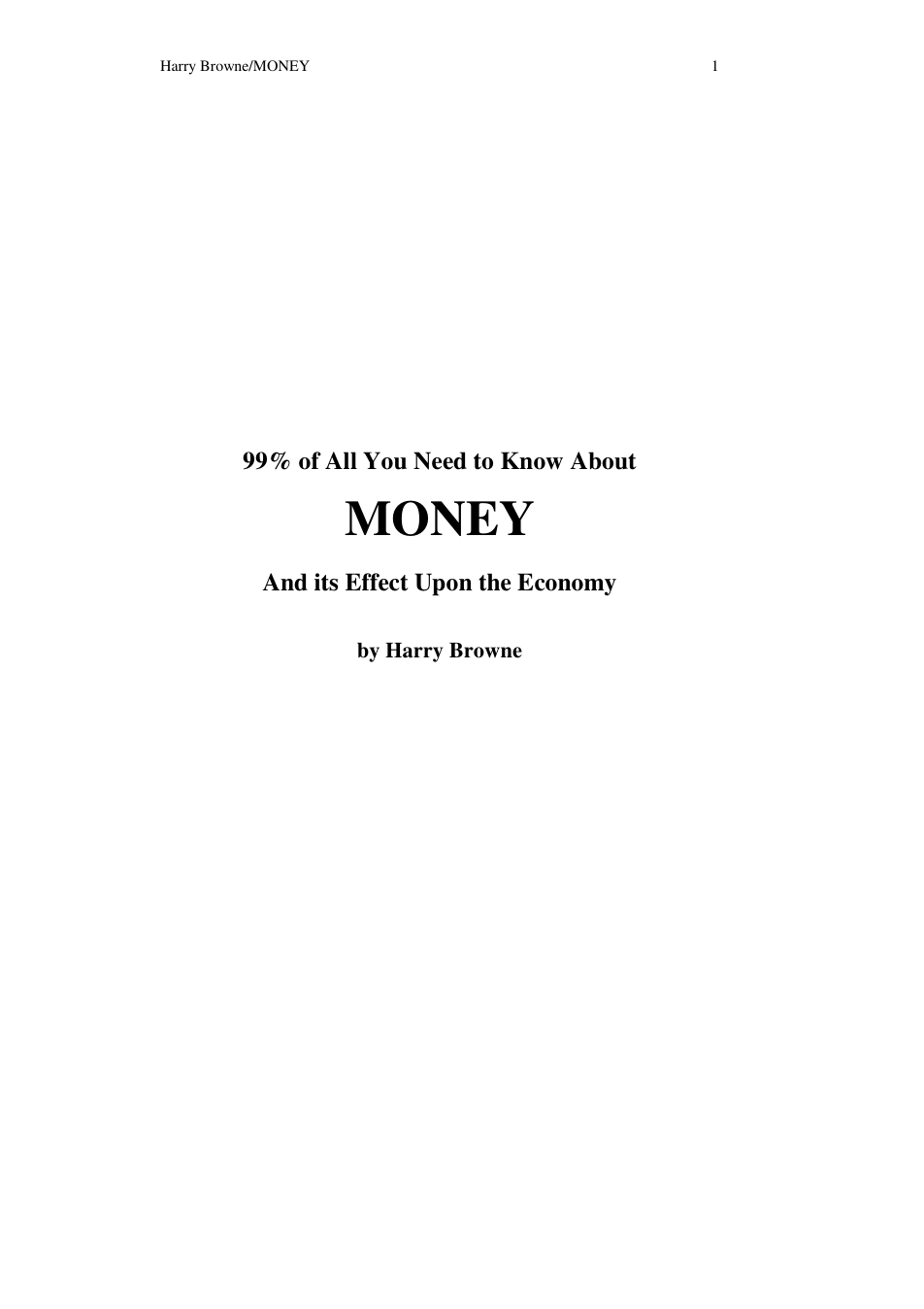 99 of All You Need to Know About MONEY cover