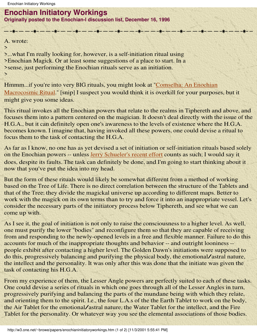 Enochian Initiatory Workings cover