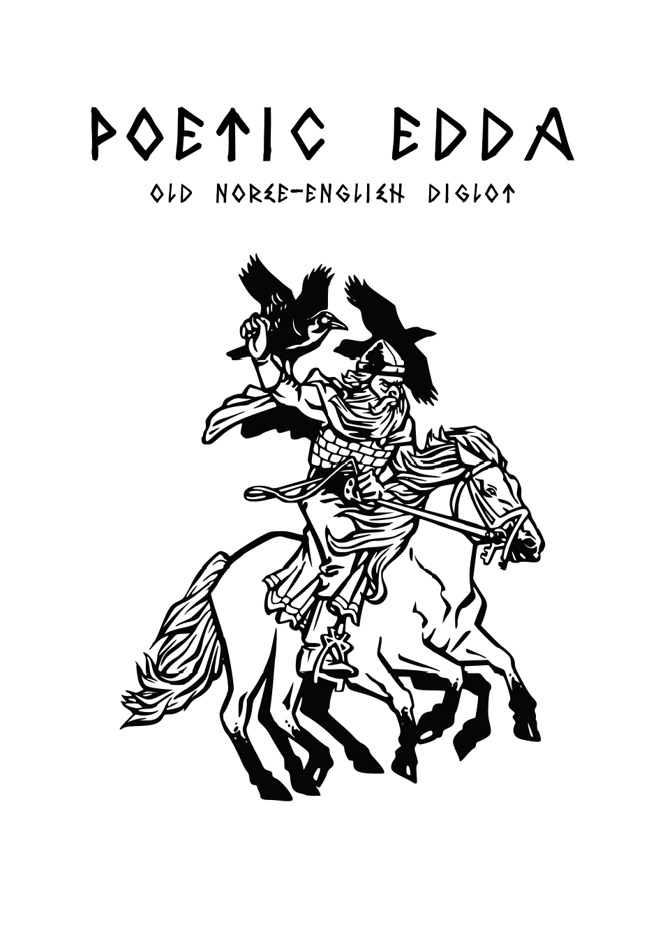 Karl Hildebrand, Hugo Gering - Poetic Edda Old Norse–English diglot cover