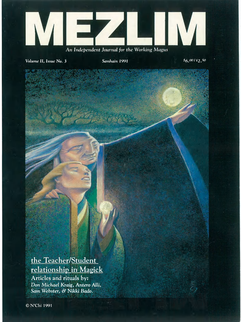 [Vol.2,No.3] Mezlim - Samhain 1991 cover