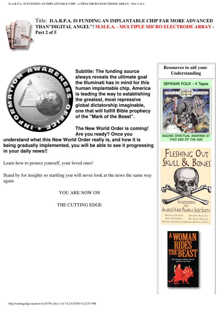 David Icke - The New Mark of the Beast! Part 2 of 5 cover
