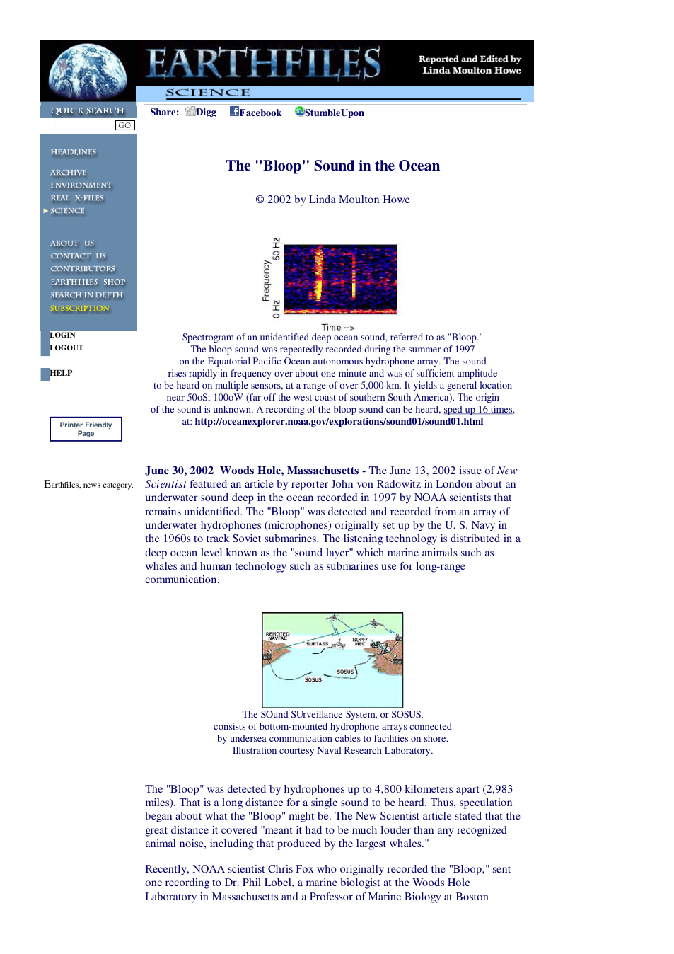 06 30 2002 The Bloop Sound in the Ocean cover