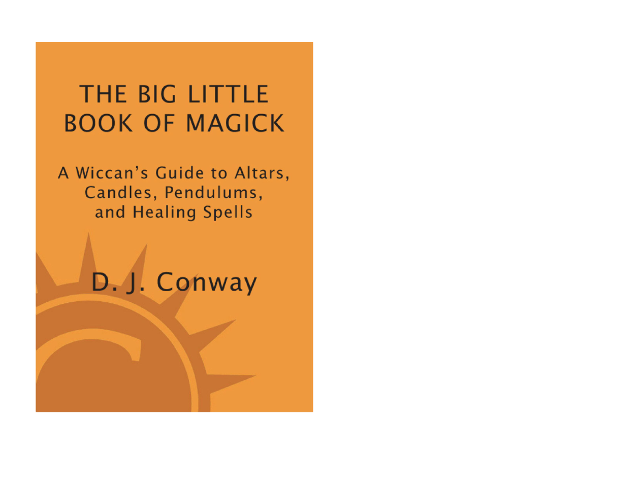 The Big Little Book of Magick - D.J.Conway cover