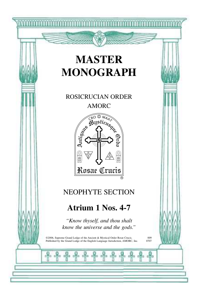 Rosicrucian - Atrium 1-Nos. 4-7 (2006) cover