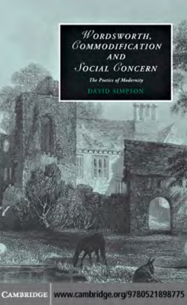 Wordsworth, Commodification, and Social Concern - The Poetics of Modernity cover