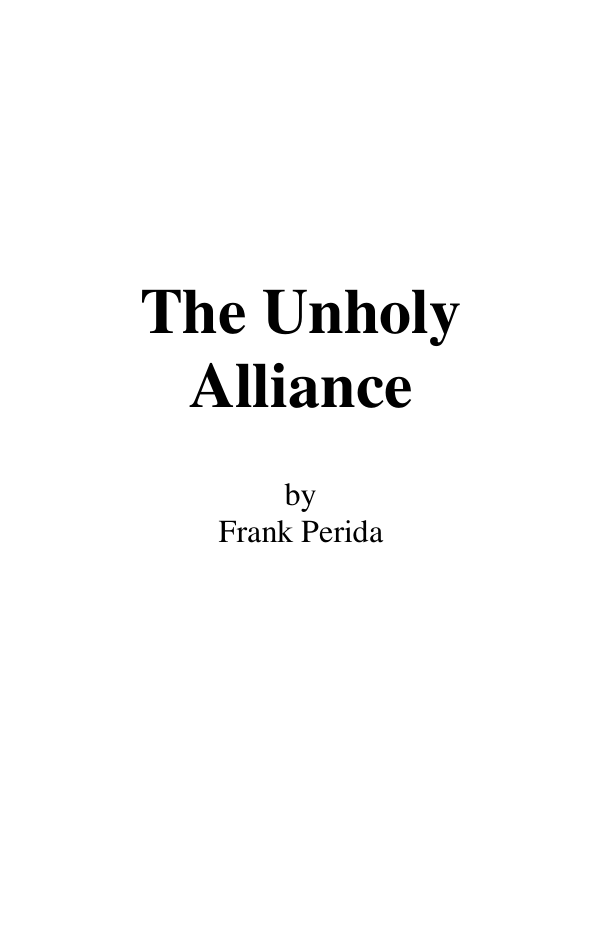 Unholy Alliance cover