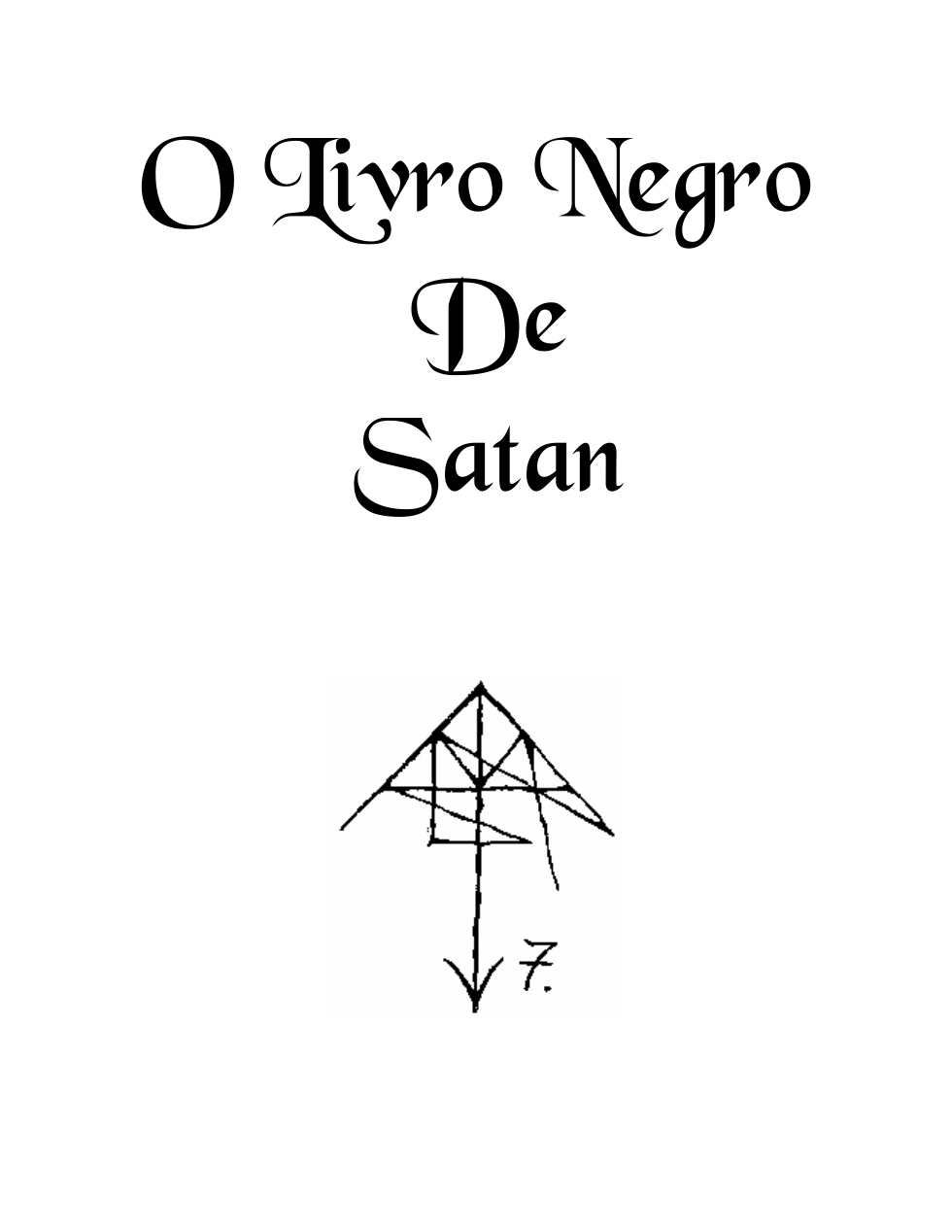 O Livro Negro de Satan cover